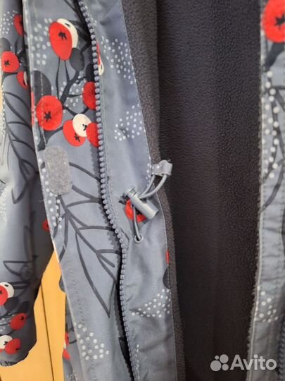 Плащ для девочки на флисе