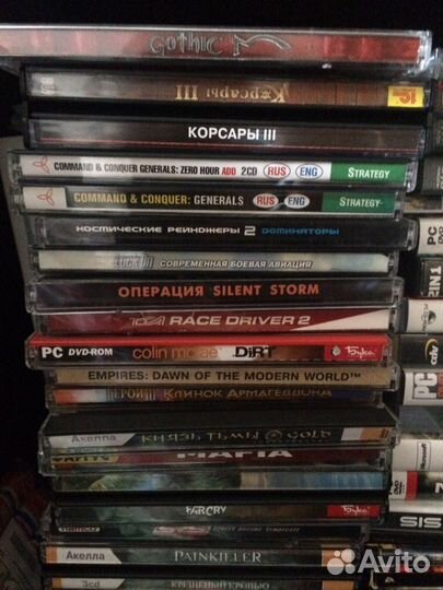 Коллекция лицензионных компьютерных игр