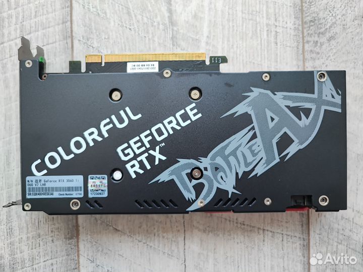 Видеокарта Colorful GeForce RTX 3060 Ti 8Гб