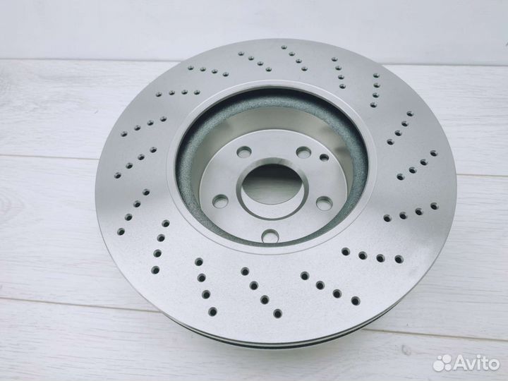 Диски тормозные + колодки MB C207 W212 W204 перфы