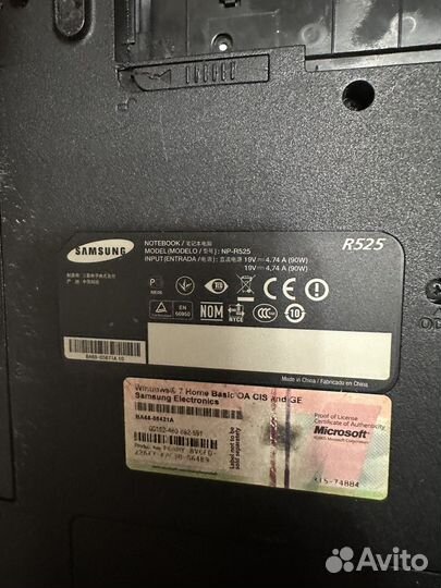 Ноутбук Samsung R525