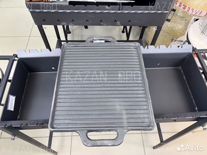 Решетка-противень гриль чугунная