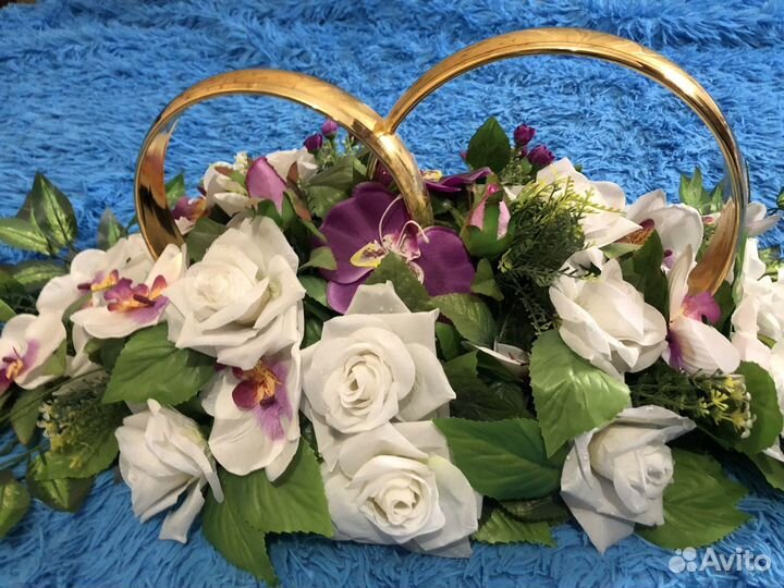 Свадебные кольца на автомобили