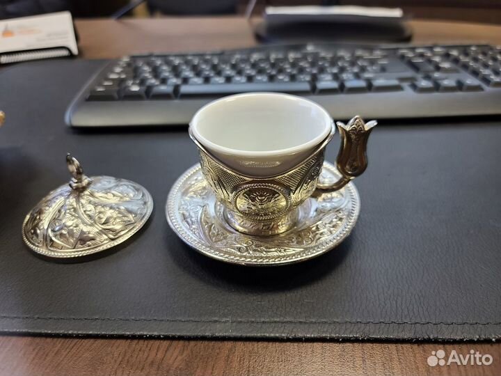 Чашка. Кофейный набор, серебро