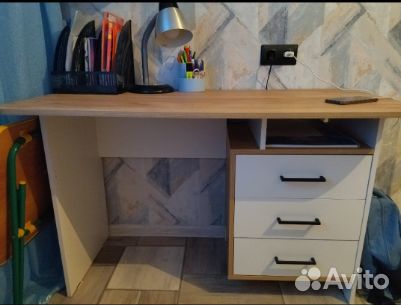 Компьютерный стол белый новый как икея