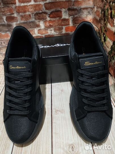 Мужские классические кеды Santoni