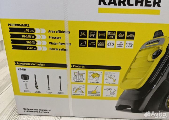 Мойка высокого давления Керхер К 5 compact 2024