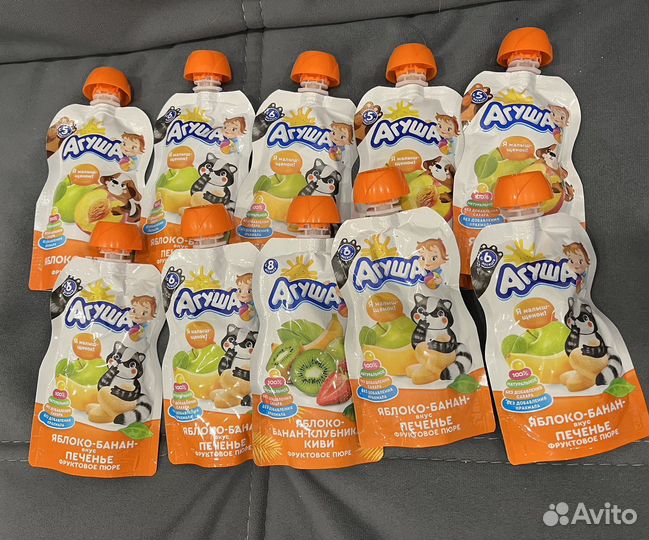 Детское пюре фруто няня, агуша, heinz