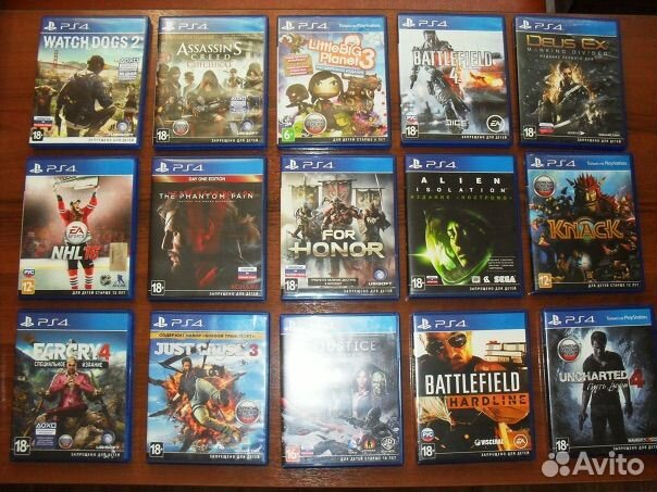 Продам игры на ps 4 / ps 5