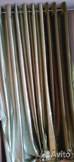 Шторы на люверсах, комплект