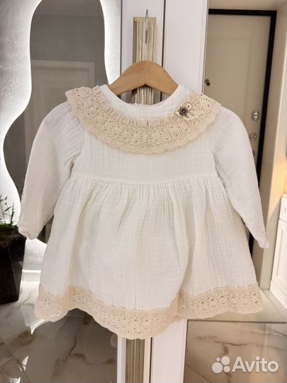 Детское нарядное платье 80 размер