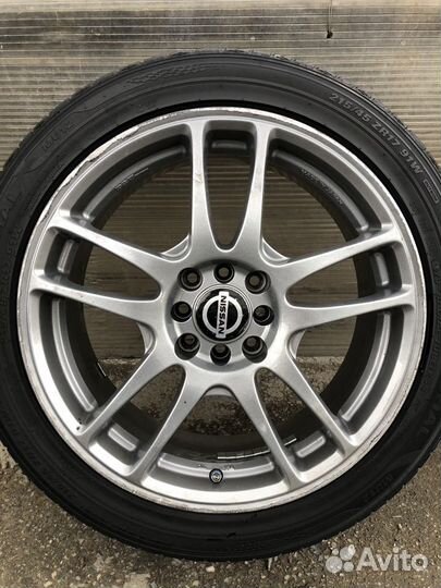 Японские диски r17 4x100/4х114.3 с резиной