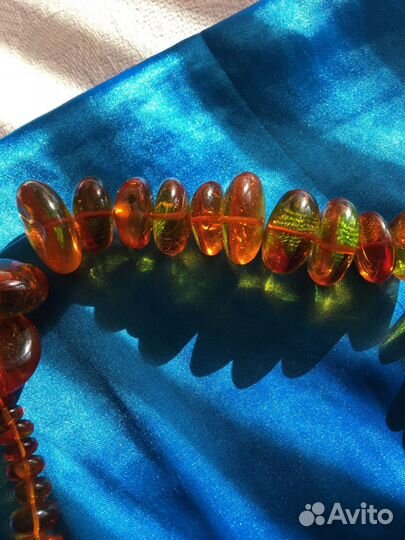 Бусы из янтаря СССР