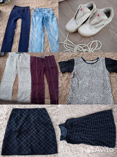 Вещи пакетом на девочку 140 146