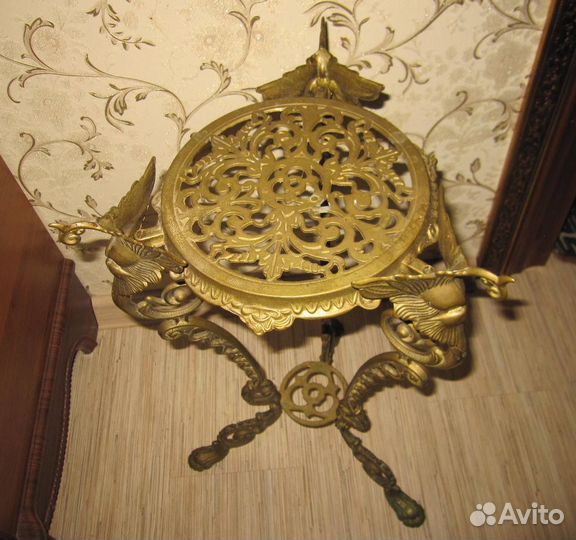 Жардиньерка.Подставка Бронза Бельгия.56 см