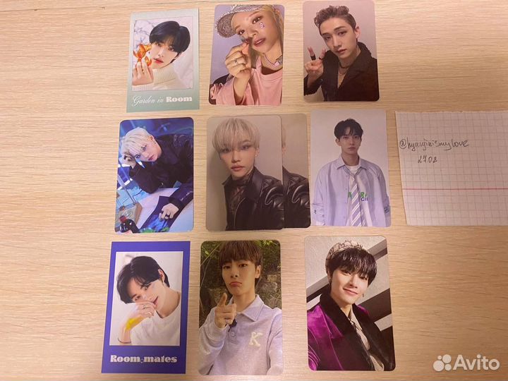 Официальные карты kpop straykids twice enhypen