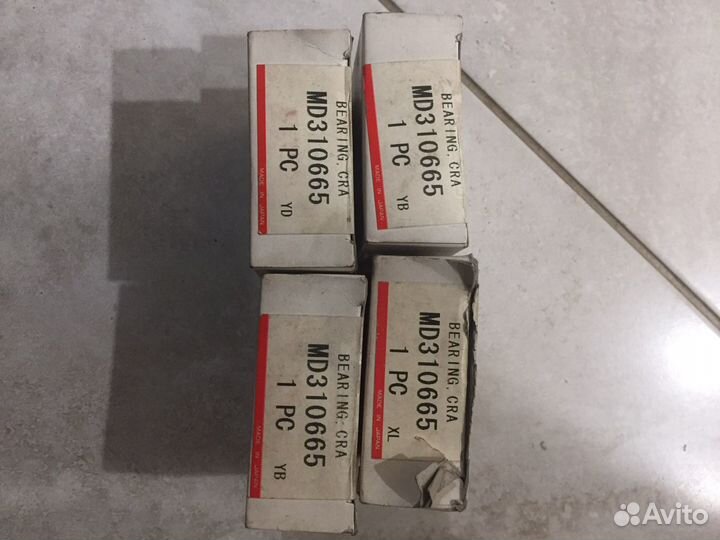 Mitsubishi l 200. Вкладыши