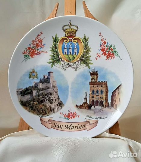 Тарелка настенная коллекционная декоративная