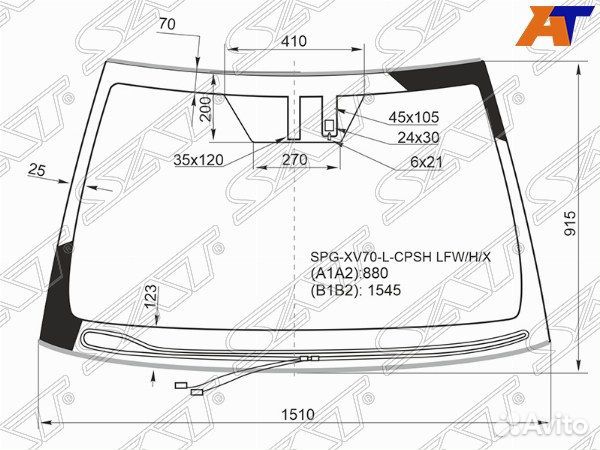 Стекло лобовое toyota camry europe/russia XV70