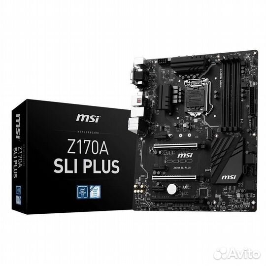 Материнская плата MSI Z170A SLI plus и i5 6600k