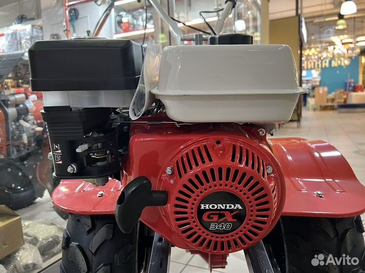 Мотоблок honda GX340 13лс + плуг+фрезы