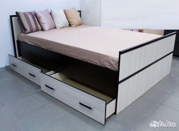 Кровать «Сакура 160х200» с ящиками