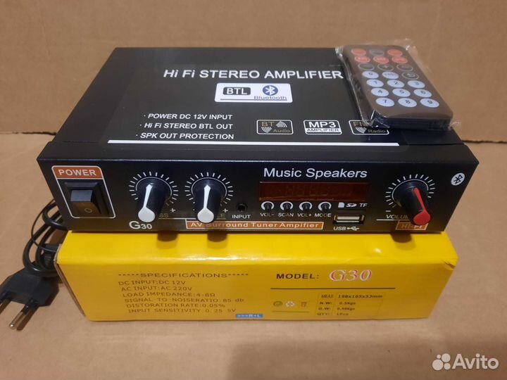 Усилитель звука G-30 (аналог aк З5) новый