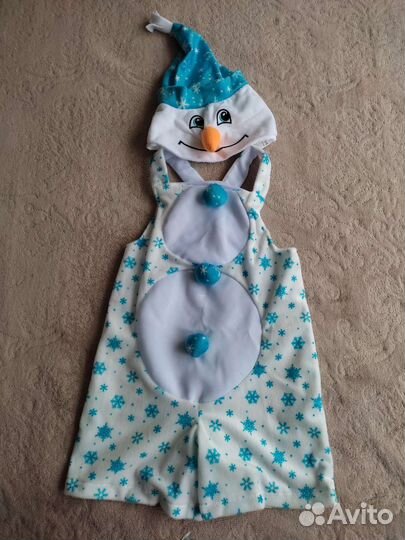 Детский костюм снеговика