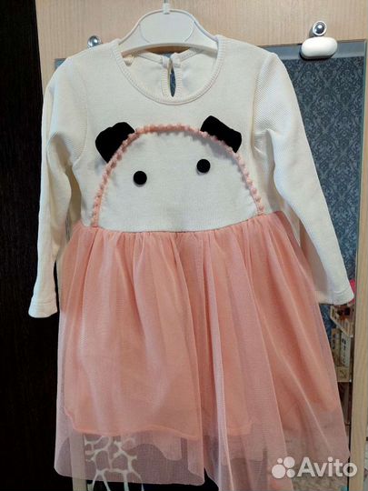 Платье для девочки 92