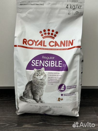 Корм для кошек Royal Canin Sensible, 4 кг