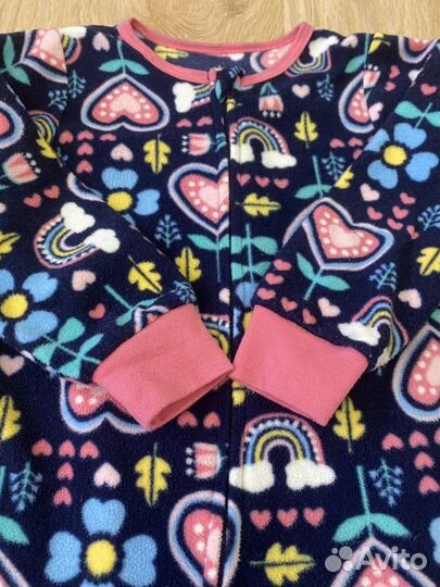 Флисовый слип carters 3t
