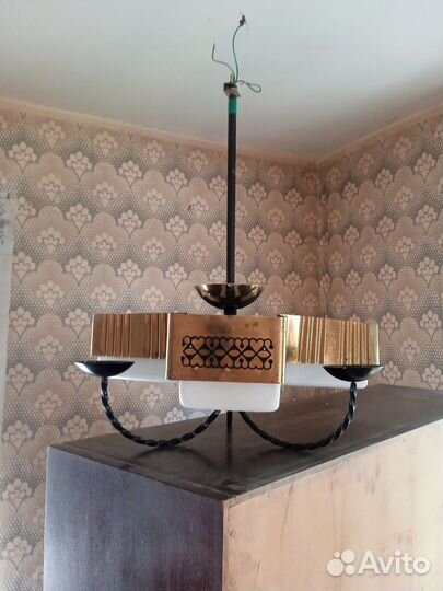 Люстра потолочная подвесная бу