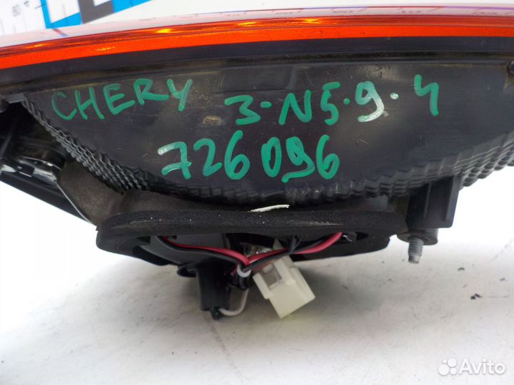 Фонарь задний правый внутренний на Chery Tiggo 4 P