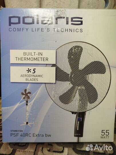 Вентилятор напольный Polaris с пультом управления