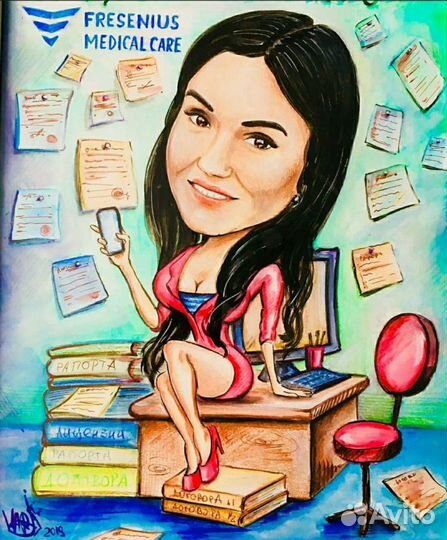 Роспись стен. Шаржи