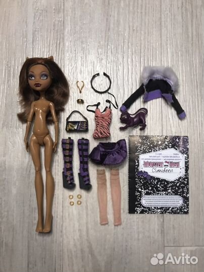 Кукла Монстер Хай Клодин Вульф базовая раздел