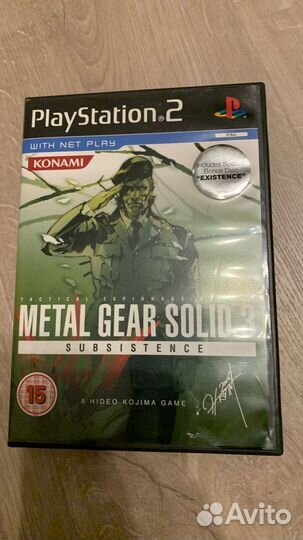 Metal Gear Solid Subsistance для Sony PS2