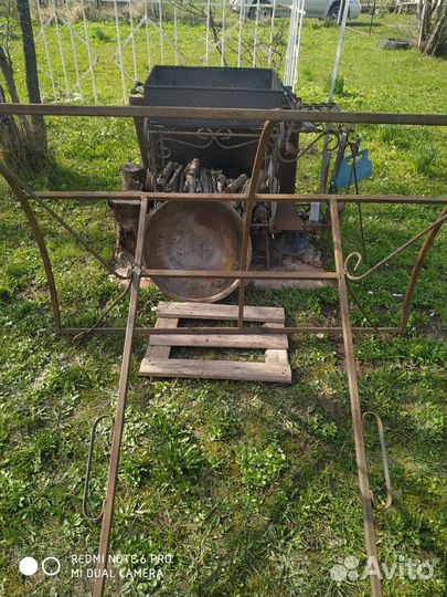 Мангал с казаном