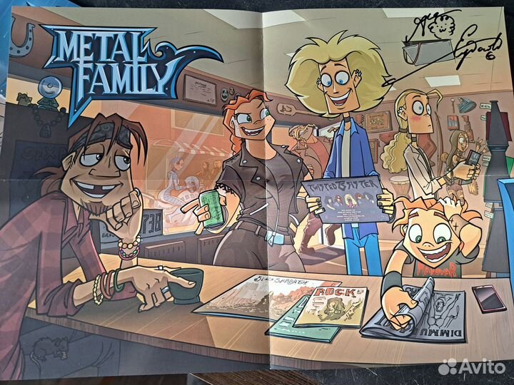 Плакат постер Metal Family