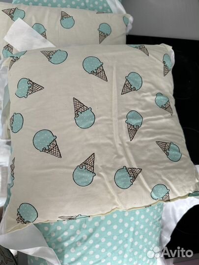 Бортики для детской кроватки