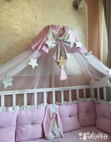 Бортики и балдахин