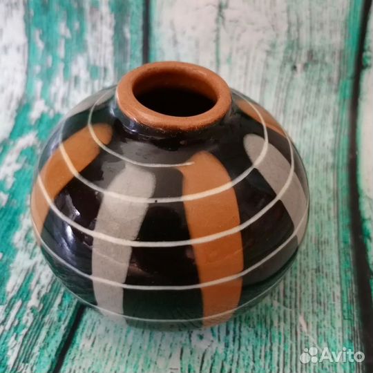 Ваза керамика СССР Васильковский майоликовый завод