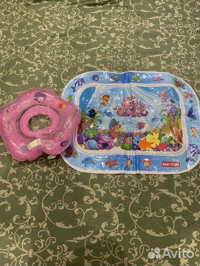 Круг для купания+ водный игровой матрас