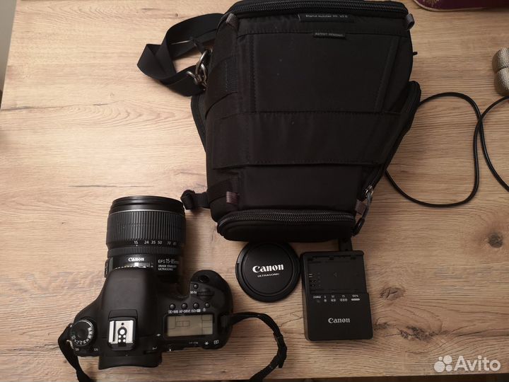 Фотоаппарат Canon EOS 7D с объективом еfs 15-85мм