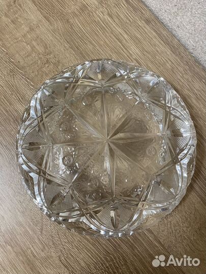 Пепельница хрустальная