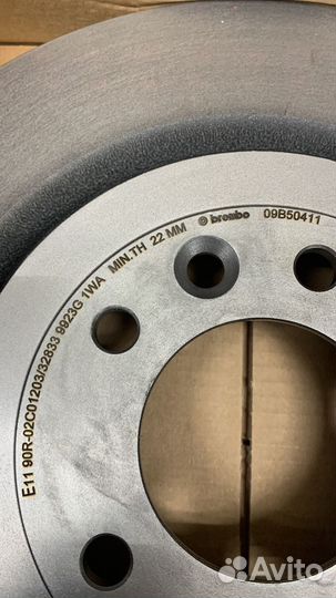 Диск тормозной мин 2шт - Бренд:brembo - Арт:09B504