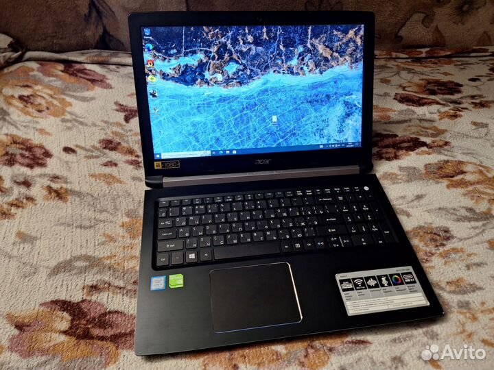 Acer Мощный IPS SSD+HDD 12gb nvidia 940MX gddr5