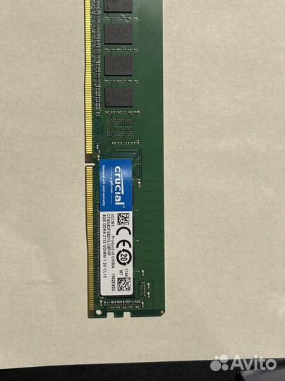 Оперативная память Crucial 4gb 2133 Mhz
