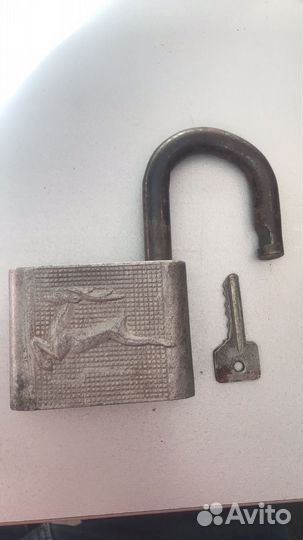 Замок навесной газ Олень СССР