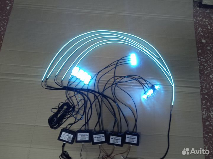 Атмосферная подсветка салона 18 в 1